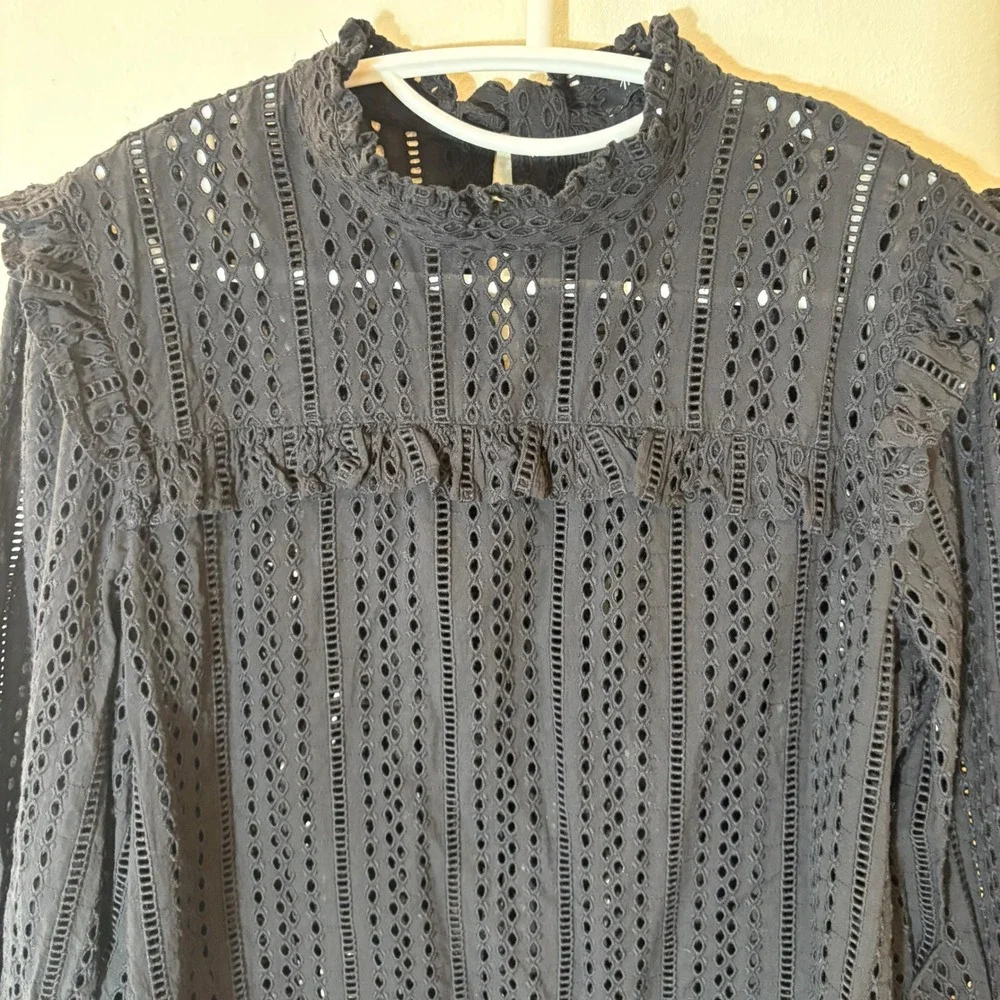 Madewell black eyelet